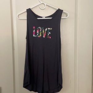 Old Navy Cotton “Love” Tank Top